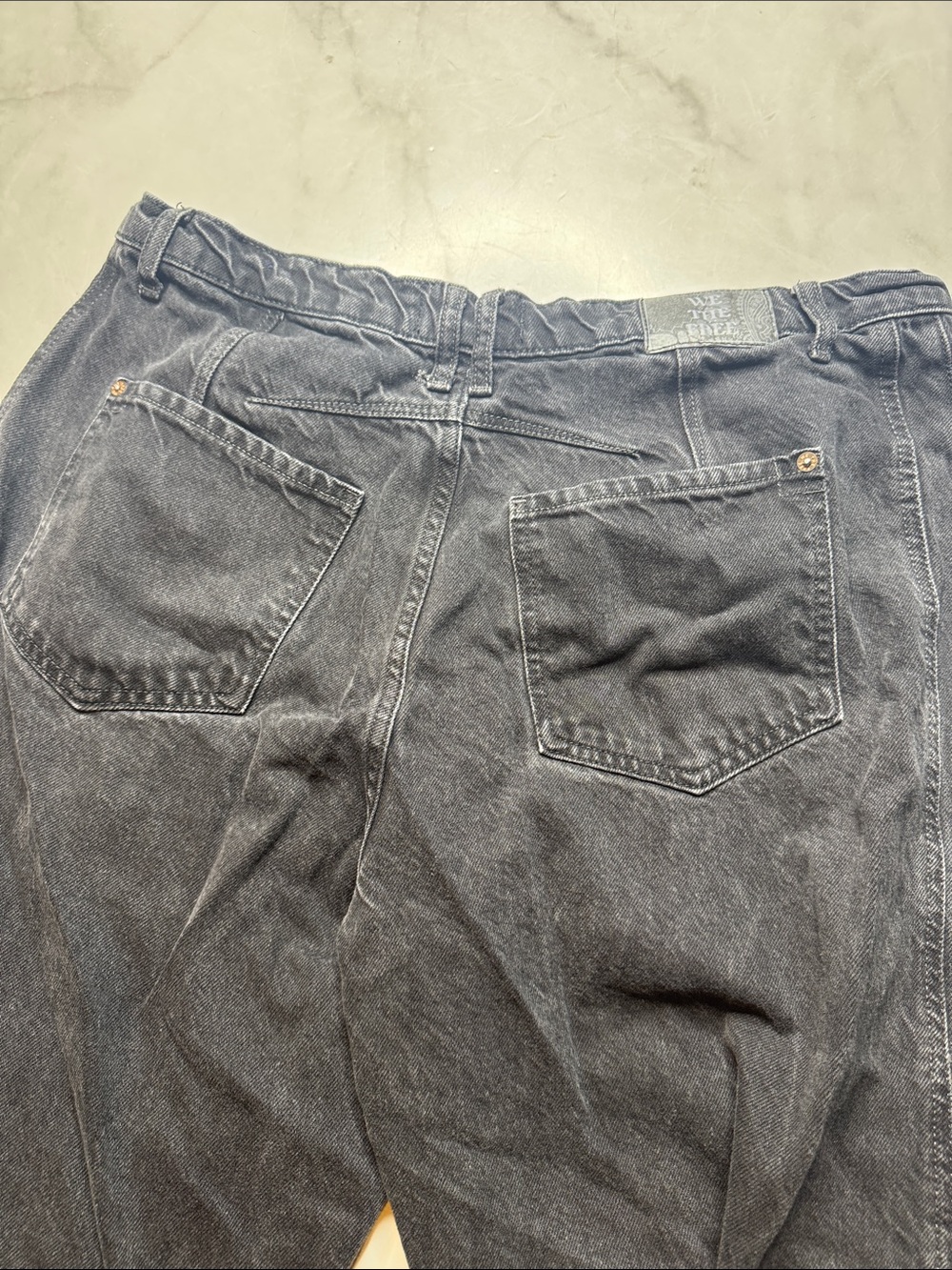 Free People We The Free Good Luck Mid-Rise Barrel Jeans - Picture 7 of 7
